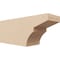 Ekena Millwork 6in. W x 8in. H x 20in. L Monterey Woodgrain TimberThane Rafter Tail, Primed Tan RFTUR06X08X20MONRCPR - alternate 1
